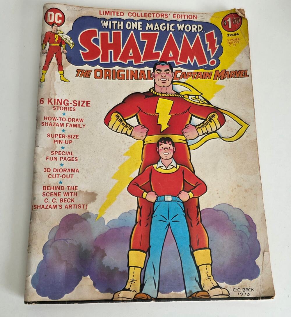 Shazam! Original Captain Marvel Limited Collectors’ Edition C-21 DC 1973